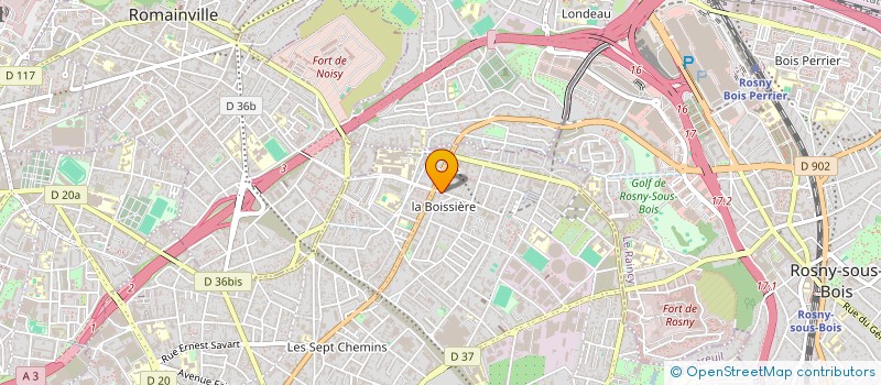 localisation de l'entreprise MONSIEUR FABRICE CLAVEQUIN à MONTREUIL