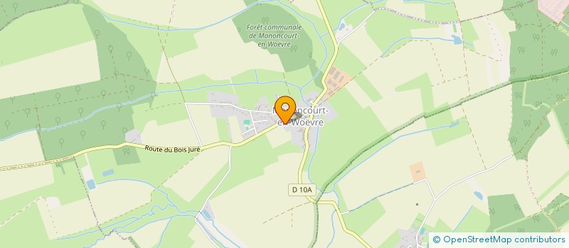 localisation de l'entreprise MONSIEUR FABRICE CLEMENT  MANONCOURT-EN-WOEVRE