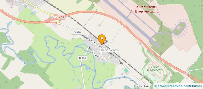 localisation de l'entreprise MONSIEUR FABRICE CLEMENT  CHENEVIERES