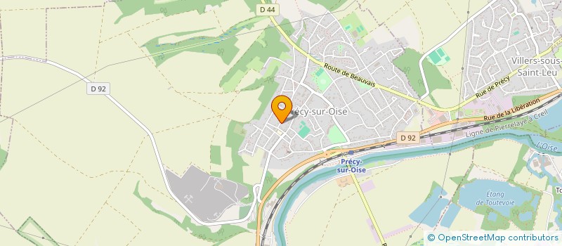 localisation de l'entreprise MONSIEUR FABRICE CLOAREC  PRECY SUR OISE