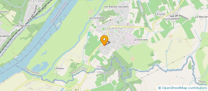 localisation de l'entreprise MONSIEUR FABRICE CLOSIER  OREE-D'ANJOU