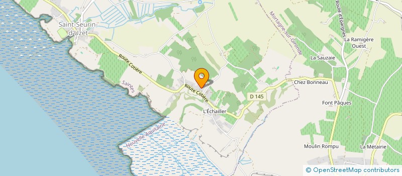 localisation de l'entreprise MONSIEUR FABRICE COCHAIN  CHENAC-SAINT-SEURIN-D'UZET