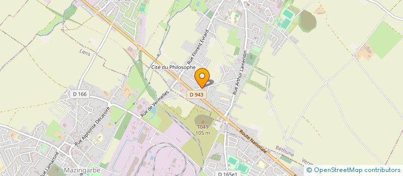 localisation de l'entreprise MONSIEUR FABRICE COEUGNIET  VERMELLES