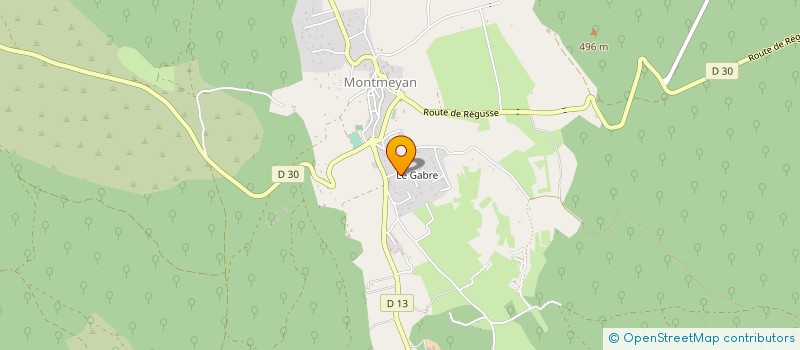 localisation de l'entreprise MONSIEUR FABRICE COLL à MONTMEYAN