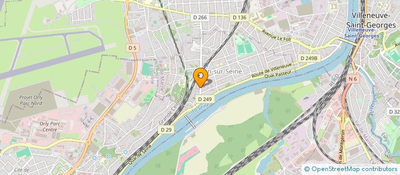 localisation de l'entreprise MONSIEUR FABRICE COLLENNE à ABLON-SUR-SEINE
