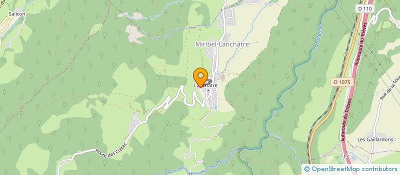 localisation de l'entreprise MONSIEUR FABRICE COMPARIN  MIRIBEL-LANCHATRE