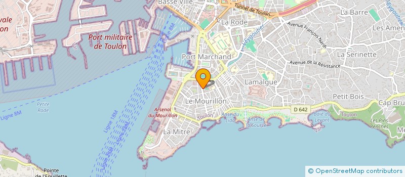 localisation de l'entreprise MONSIEUR FABRICE CONFETTI  TOULON