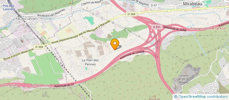 localisation de l'entreprise MONSIEUR FABRICE CONIGLIO à LES PENNES-MIRABEAU