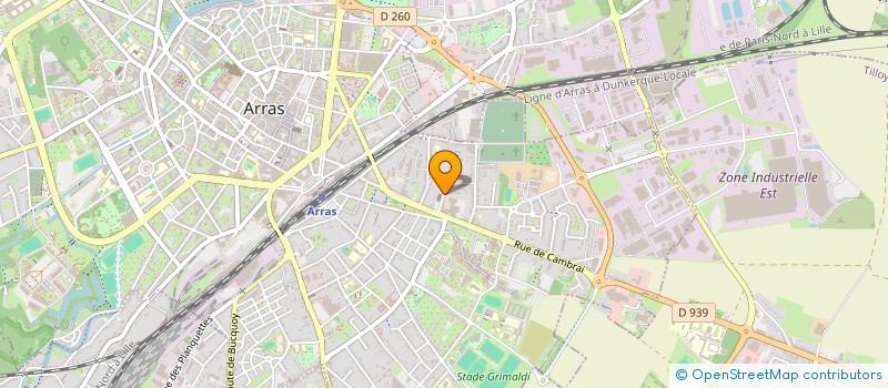 localisation de l'entreprise MONSIEUR FABRICE CONTU à ARRAS