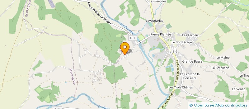 localisation de l'entreprise MONSIEUR FABRICE COQUENE  LISLE