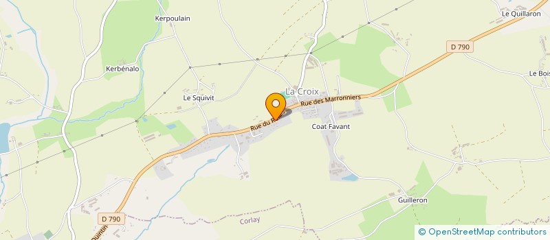 localisation de l'entreprise MONSIEUR FABRICE CORBEL  LE HAUT-CORLAY