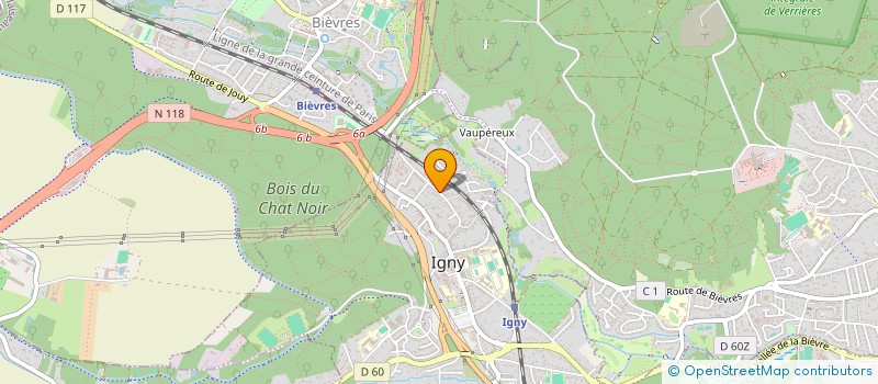 localisation de l'entreprise MONSIEUR FABRICE CORBION à IGNY