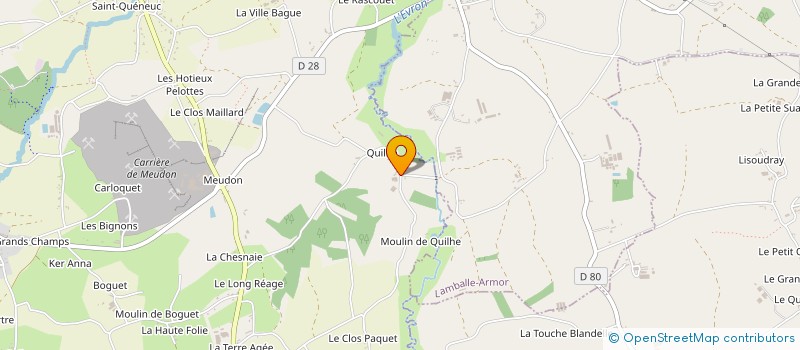 localisation de l'entreprise MONSIEUR FABRICE CORDUAN à QUESSOY