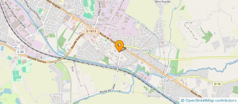 localisation de l'entreprise MONSIEUR FABRICE CORIDON  CASTELCULIER