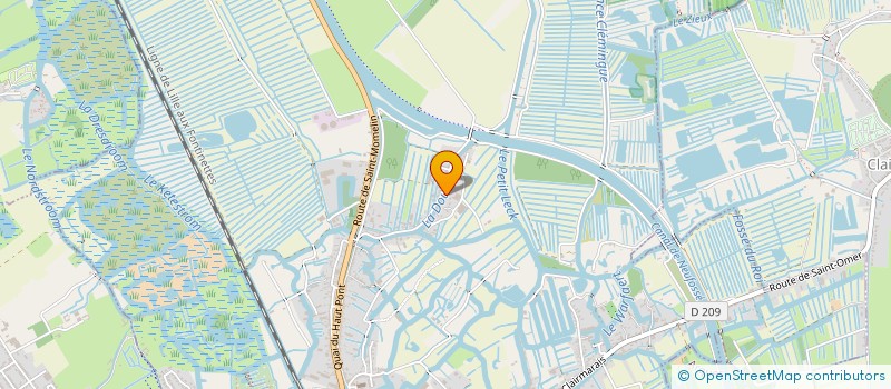 localisation de l'entreprise MONSIEUR FABRICE CORNELIE  SAINT-OMER