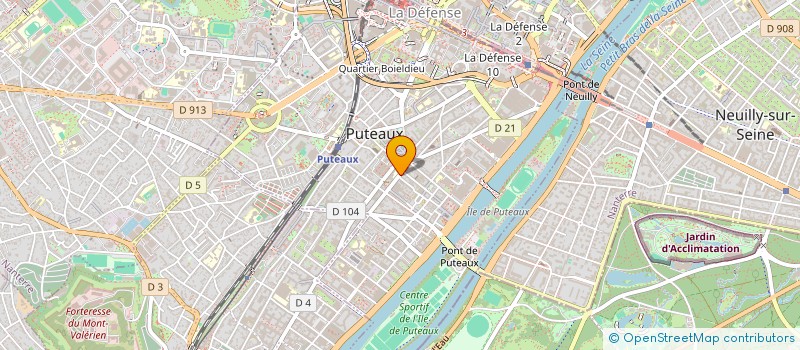 localisation de l'entreprise MONSIEUR FABRICE CORNET  PUTEAUX