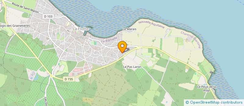 localisation de l'entreprise MONSIEUR FABRICE CORNIC  LA FLOTTE