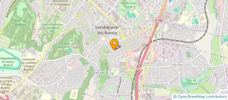 localisation de l'entreprise MONSIEUR FABRICE CORNIERE  VANDUVRE-LES-NANCY