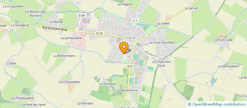 localisation de l'entreprise MONSIEUR FABRICE CORNUAULT  LIGNE