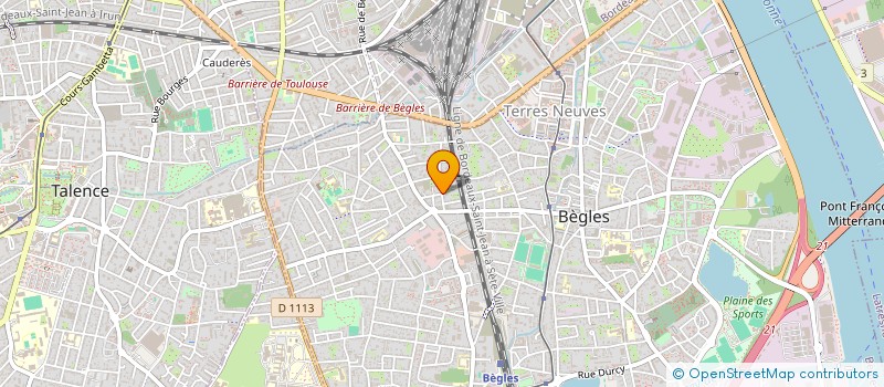 localisation de l'entreprise MONSIEUR FABRICE CORRHIONS à BEGLES