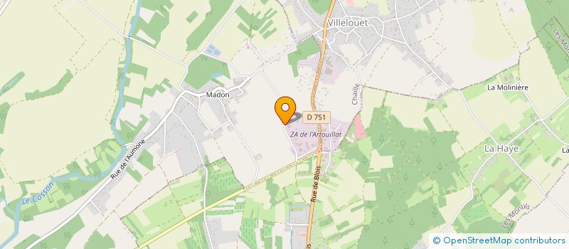 localisation de l'entreprise MONSIEUR FABRICE COSNARD à CANDE-SUR-BEUVRON