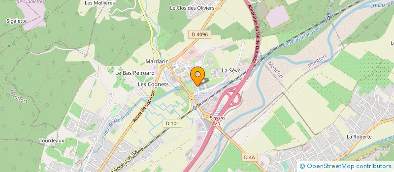 localisation de l'entreprise MONSIEUR FABRICE COSTA à PEYRUIS