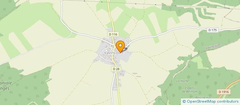 localisation de l'entreprise MONSIEUR FABRICE COTE à VAVINCOURT