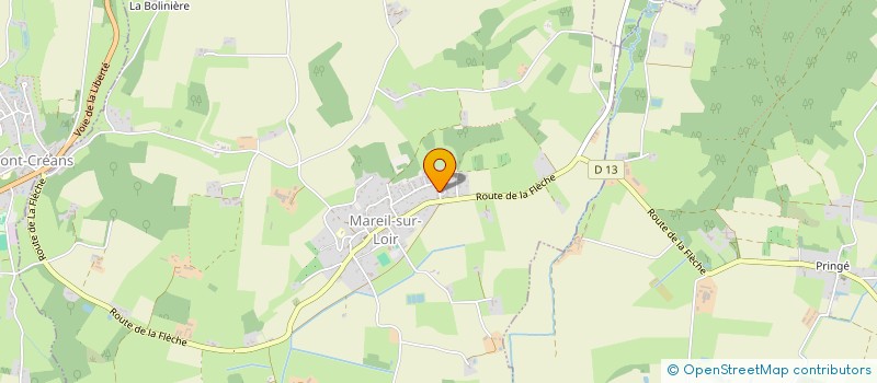 localisation de l'entreprise MONSIEUR FABRICE COUE  MAREIL-SUR-LOIR