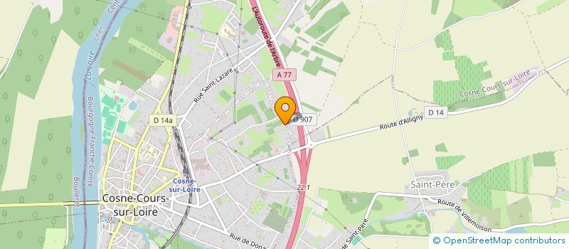 localisation de l'entreprise MONSIEUR FABRICE COUPINOT à COSNE-COURS-SUR-LOIRE