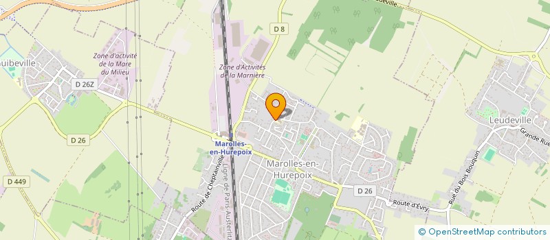 localisation de l'entreprise MONSIEUR FABRICE COUTIER  MAROLLES-EN-HUREPOIX