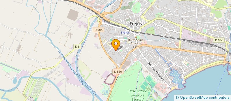 localisation de l'entreprise MONSIEUR FABRICE CRACCHIOLO à FREJUS