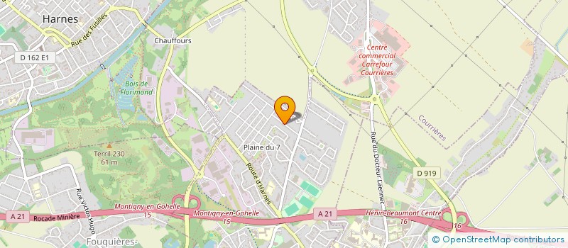 localisation de l'entreprise MONSIEUR FABRICE CRETEUR à MONTIGNY-EN-GOHELLE