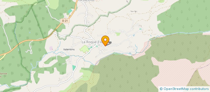 localisation de l'entreprise MONSIEUR FABRICE CROSNIER à LA ROQUE-ESCLAPON