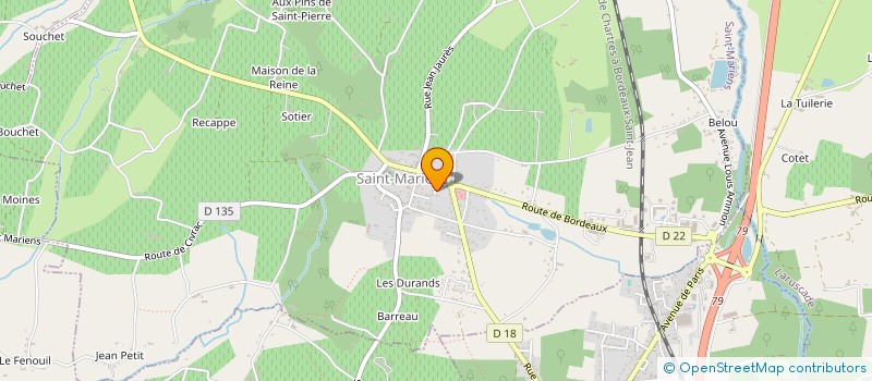 localisation de l'entreprise MONSIEUR FABRICE CUISINIER  MARSAS