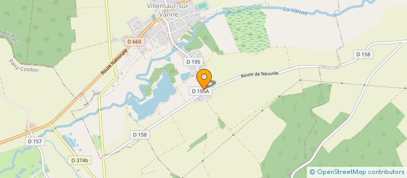 localisation de l'entreprise MONSIEUR FABRICE CUISSARD  AIX-VILLEMAUR-PALIS