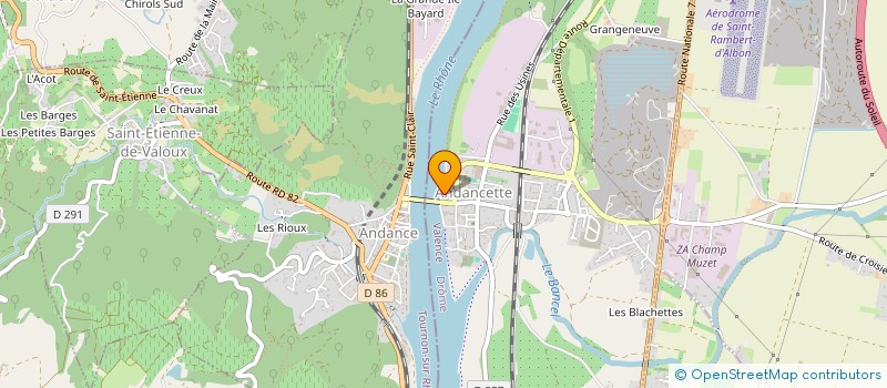 localisation de l'entreprise MONSIEUR FABRICE CURTIL à ANNEYRON