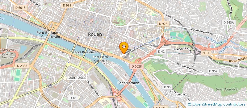 localisation de l'entreprise MONSIEUR FABRICE CUVELIER à ROUEN