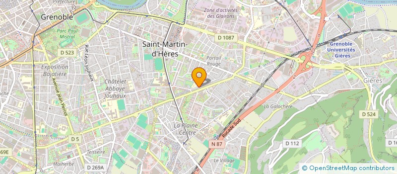 localisation de l'entreprise MONSIEUR FABRICE D'AVERSA  CROLLES