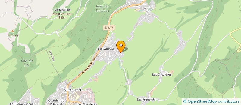 localisation de l'entreprise MONSIEUR FABRICE DAGOGNET  LES FINS