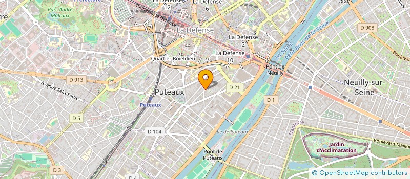 localisation de l'entreprise MONSIEUR FABRICE DALLA MUTA à PUTEAUX