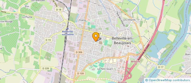 localisation de l'entreprise MONSIEUR FABRICE DALLARD à BELLEVILLE-EN-BEAUJOLAIS