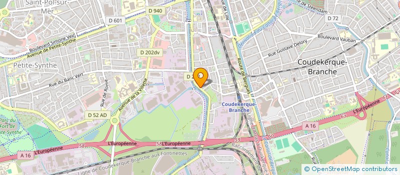 localisation de l'entreprise MONSIEUR FABRICE DAMART à COUDEKERQUE-BRANCHE