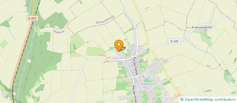 localisation de l'entreprise MONSIEUR FABRICE DAMBACHER  SEEBACH