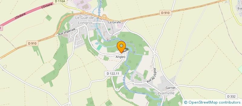 localisation de l'entreprise MONSIEUR FABRICE DANELLE à LE GUE-DE-LONGROI