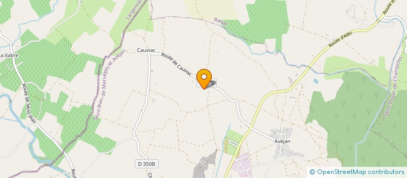 localisation de l'entreprise MONSIEUR FABRICE DANIEL  ST-JEAN-DE-MARUEJOLS-ET-AVEJAN