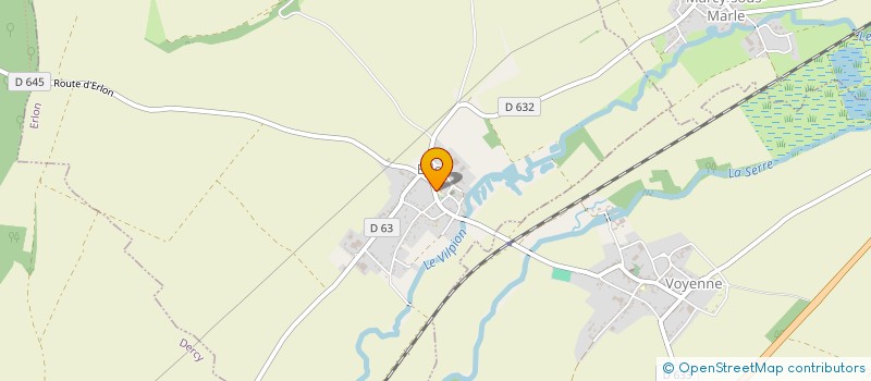 localisation de l'entreprise MONSIEUR FABRICE DANJOUX  ERLON