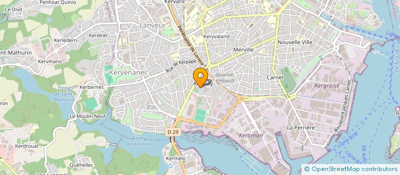 localisation de l'entreprise MONSIEUR FABRICE DASSE  LORIENT