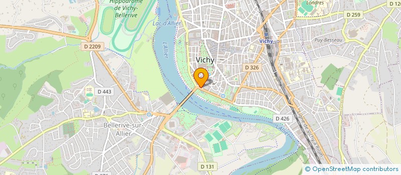 localisation de l'entreprise MONSIEUR FABRICE DAUDET à VICHY