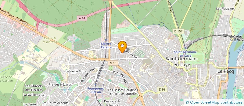 localisation de l'entreprise MONSIEUR FABRICE DAUGERON  SAINT-GERMAIN-EN-LAYE