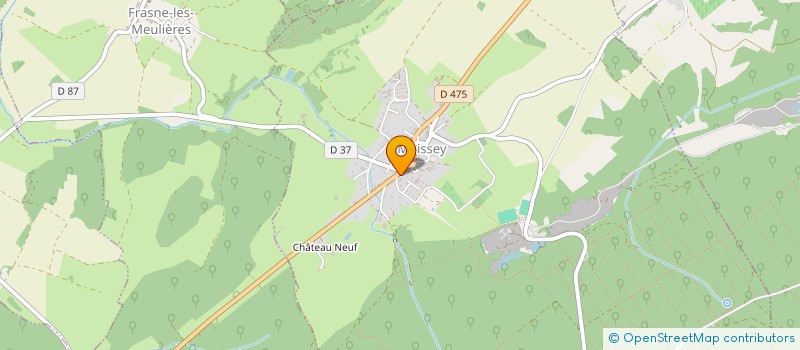 localisation de l'entreprise MONSIEUR FABRICE DAVET  MOISSEY